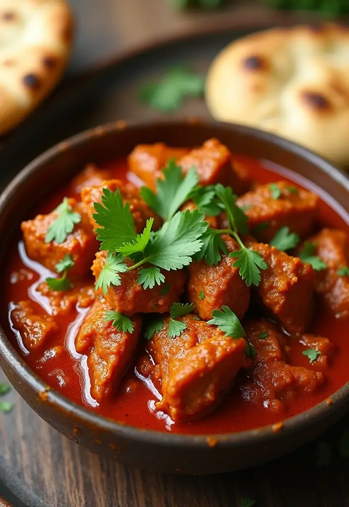 30 Asian Pork Shoulder Recipes That Are Rich and Flavorful - 12. Indian Vindaloo Pork