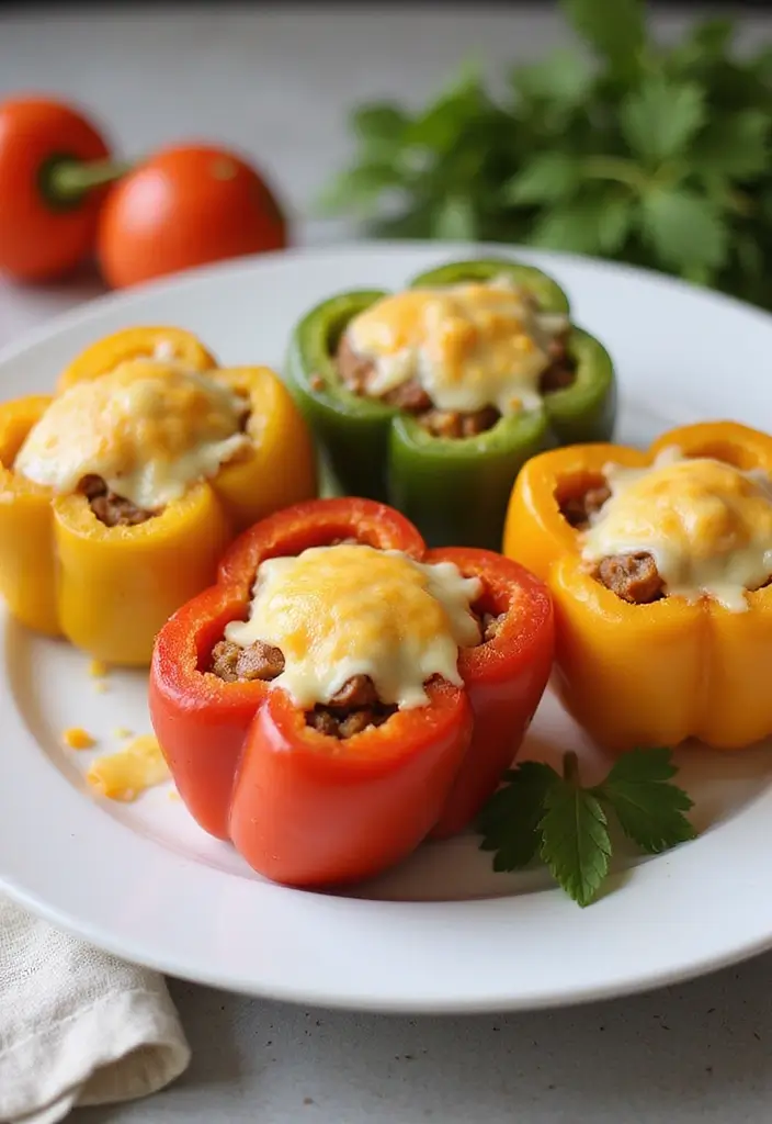 30 Easy Pork Belly Recipes That Melt in Your Mouth - 16. Pork Belly Stuffed Peppers