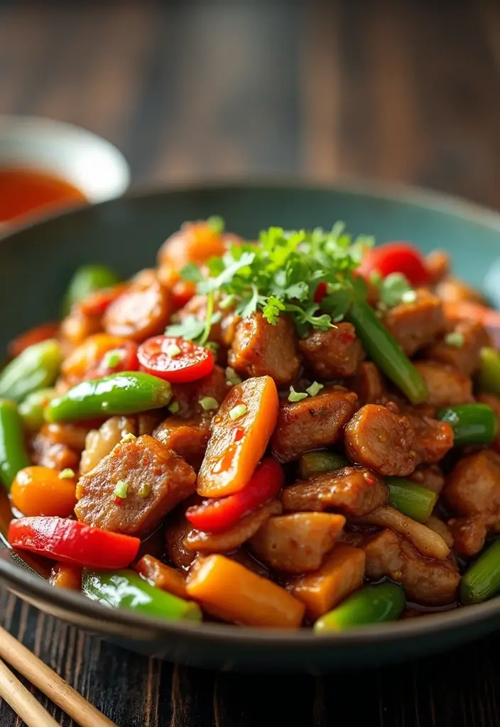 30 Easy Pork Belly Recipes That Melt in Your Mouth - 26. Pork Belly and Vegetable Stir-Fry