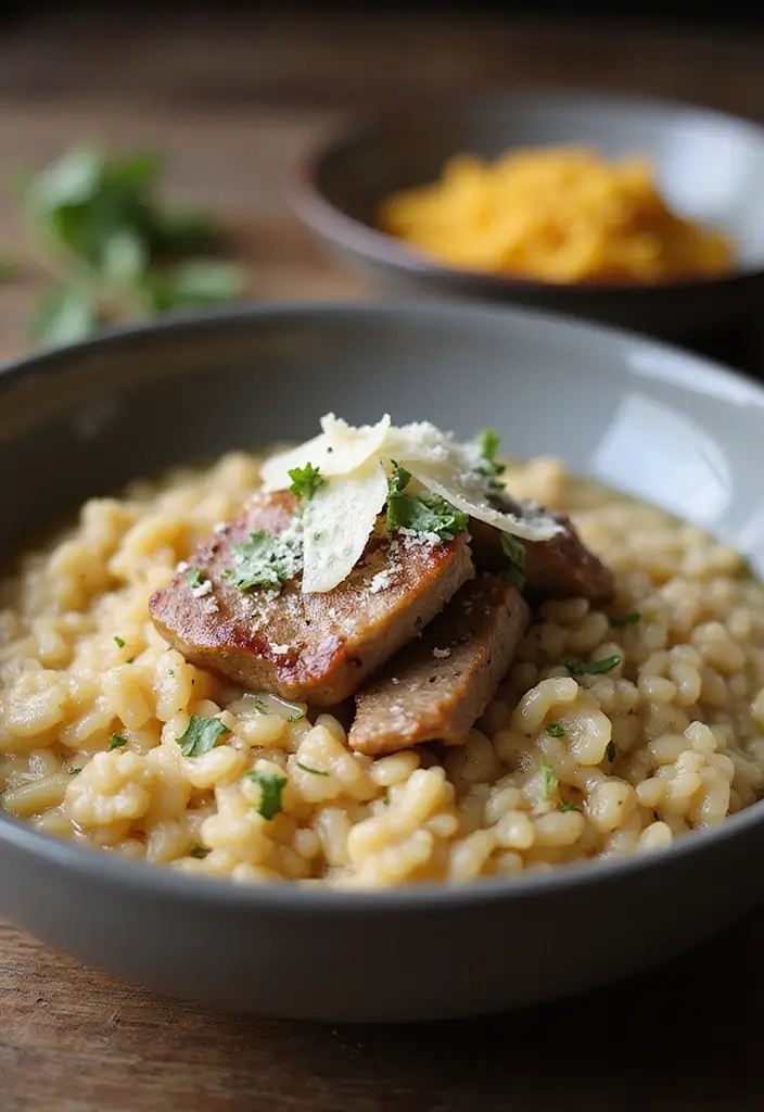 30 Easy Pork Belly Recipes That Melt in Your Mouth - 27. Pork Belly Risotto