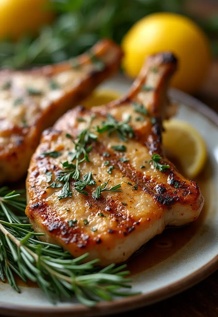 30 Grilled Boneless Pork Chop Recipes for Juicy Results Every Time 1 30 Grilled Boneless Pork Chop Recipes for Juicy Results Every Time - 1. Lemon Herb Grilled Pork Chops