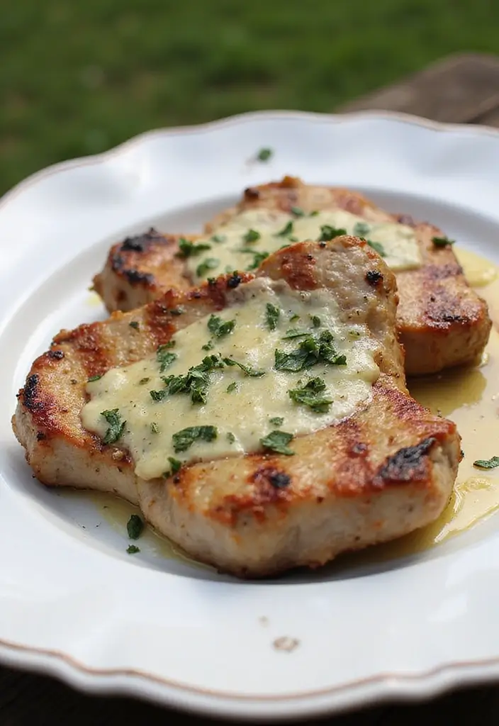 30 Grilled Boneless Pork Chop Recipes for Juicy Results Every Time 81 30 Grilled Boneless Pork Chop Recipes for Juicy Results Every Time - 13. Herb Butter Grilled Pork Chops
