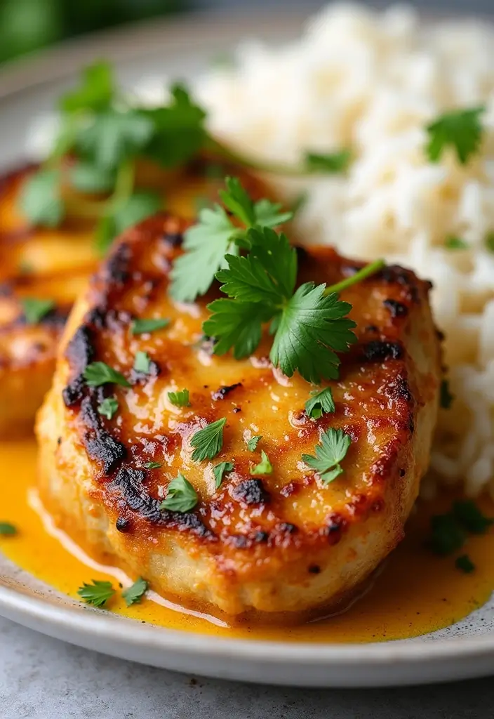 30 Grilled Boneless Pork Chop Recipes for Juicy Results Every Time 109 30 Grilled Boneless Pork Chop Recipes for Juicy Results Every Time - 17. Coconut Curry Grilled Pork Chops