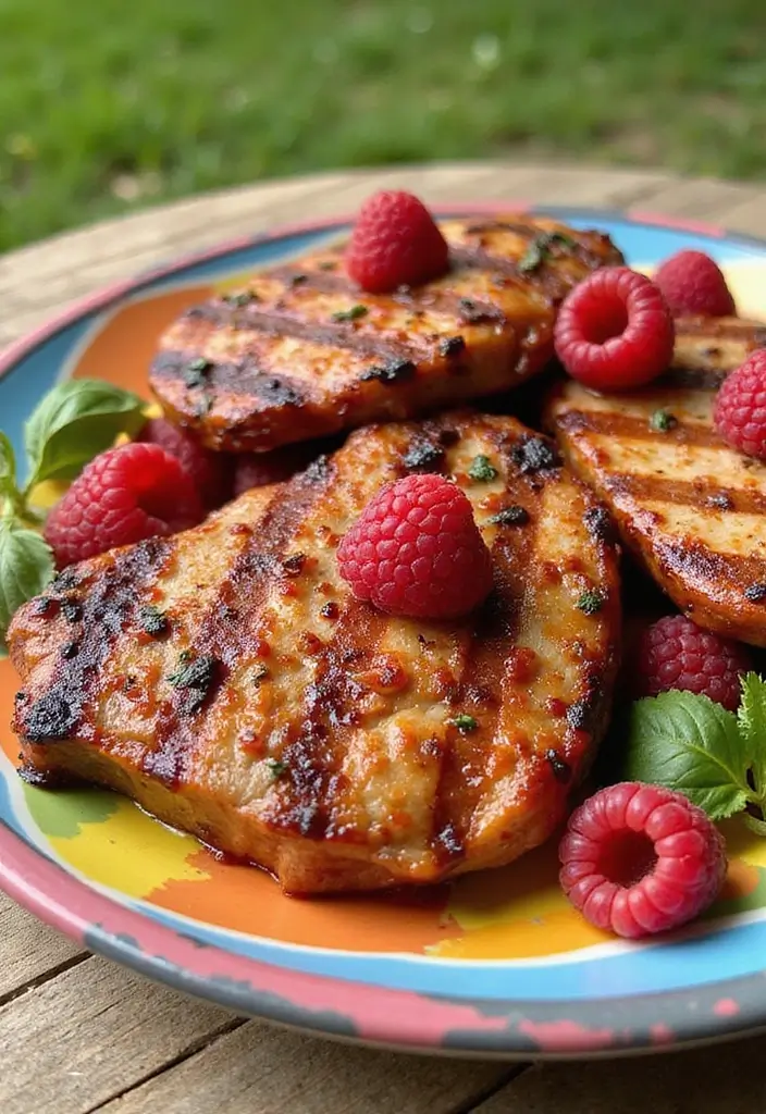 30 Grilled Boneless Pork Chop Recipes for Juicy Results Every Time 114 30 Grilled Boneless Pork Chop Recipes for Juicy Results Every Time - 18. Raspberry Chipotle Grilled Pork Chops
