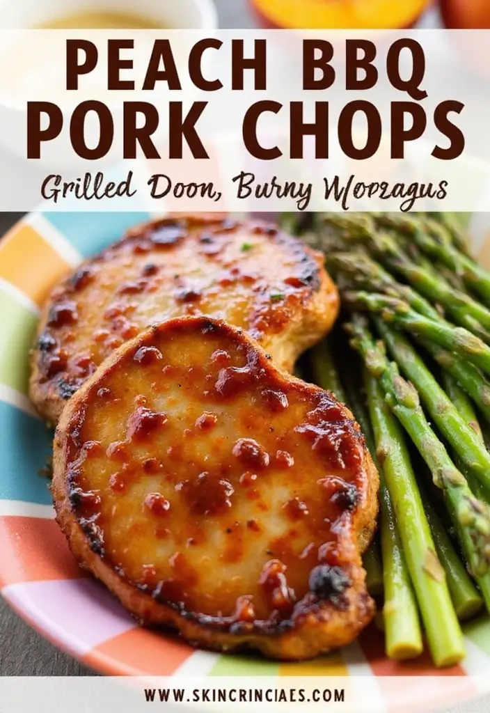 30 Grilled Boneless Pork Chop Recipes for Juicy Results Every Time 149 30 Grilled Boneless Pork Chop Recipes for Juicy Results Every Time - 23. Peach BBQ Grilled Pork Chops