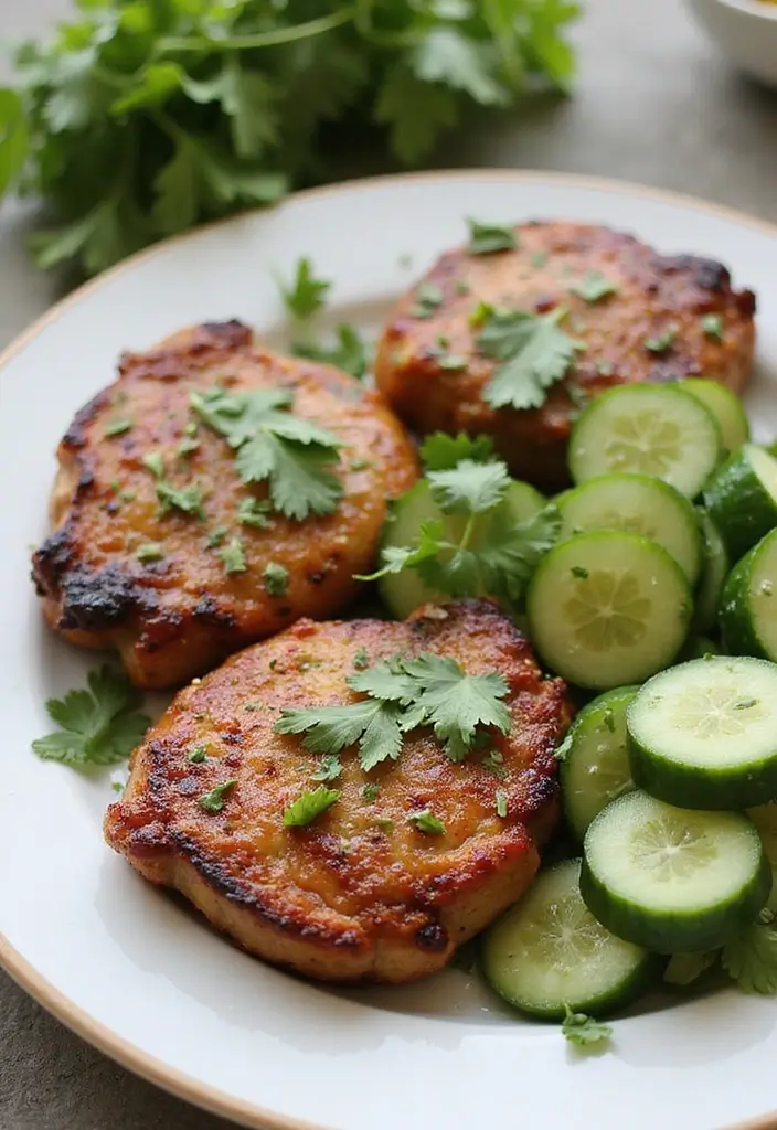 30 Grilled Boneless Pork Chop Recipes for Juicy Results Every Time 177 30 Grilled Boneless Pork Chop Recipes for Juicy Results Every Time - 27. Spicy Cilantro Grilled Pork Chops