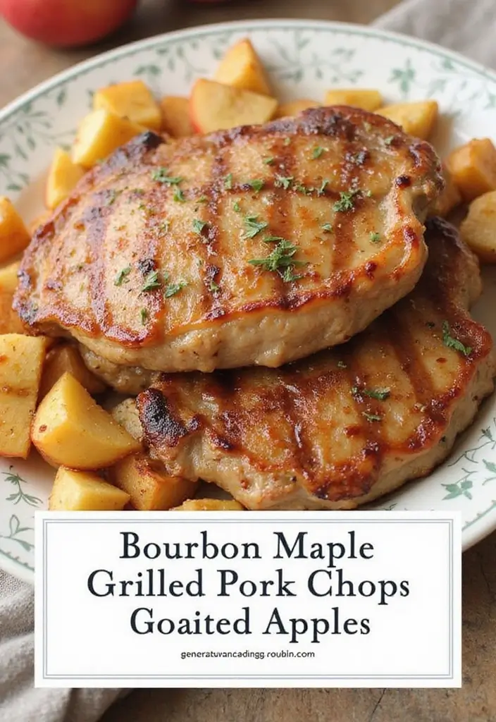 30 Grilled Boneless Pork Chop Recipes for Juicy Results Every Time 191 30 Grilled Boneless Pork Chop Recipes for Juicy Results Every Time - 29. Bourbon Maple Grilled Pork Chops