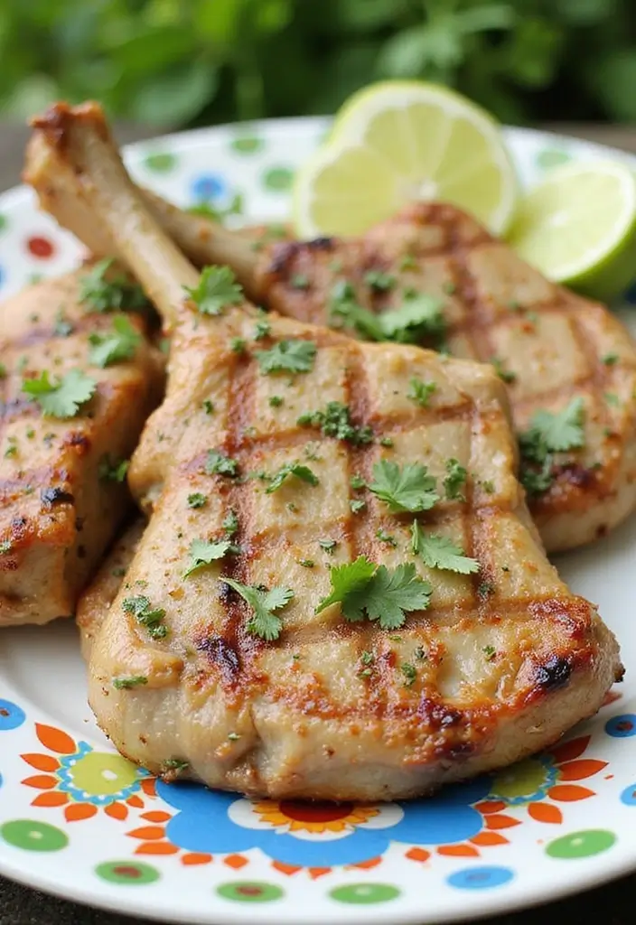 30 Grilled Boneless Pork Chop Recipes for Juicy Results Every Time 48 30 Grilled Boneless Pork Chop Recipes for Juicy Results Every Time - 8. Cilantro Lime Grilled Pork Chops