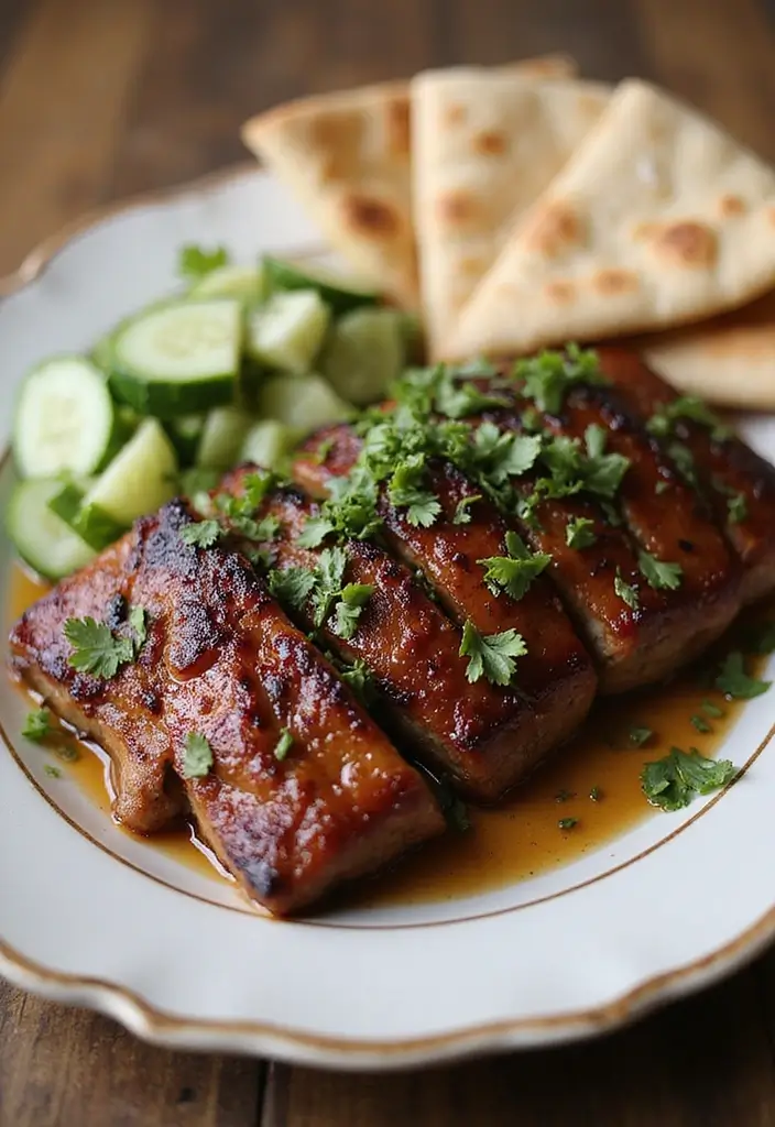 30 Grilled Pork Belly Recipes That Are Crispy and Juicy 89 30 Grilled Pork Belly Recipes That Are Crispy and Juicy - 15. Mediterranean Grilled Pork Belly