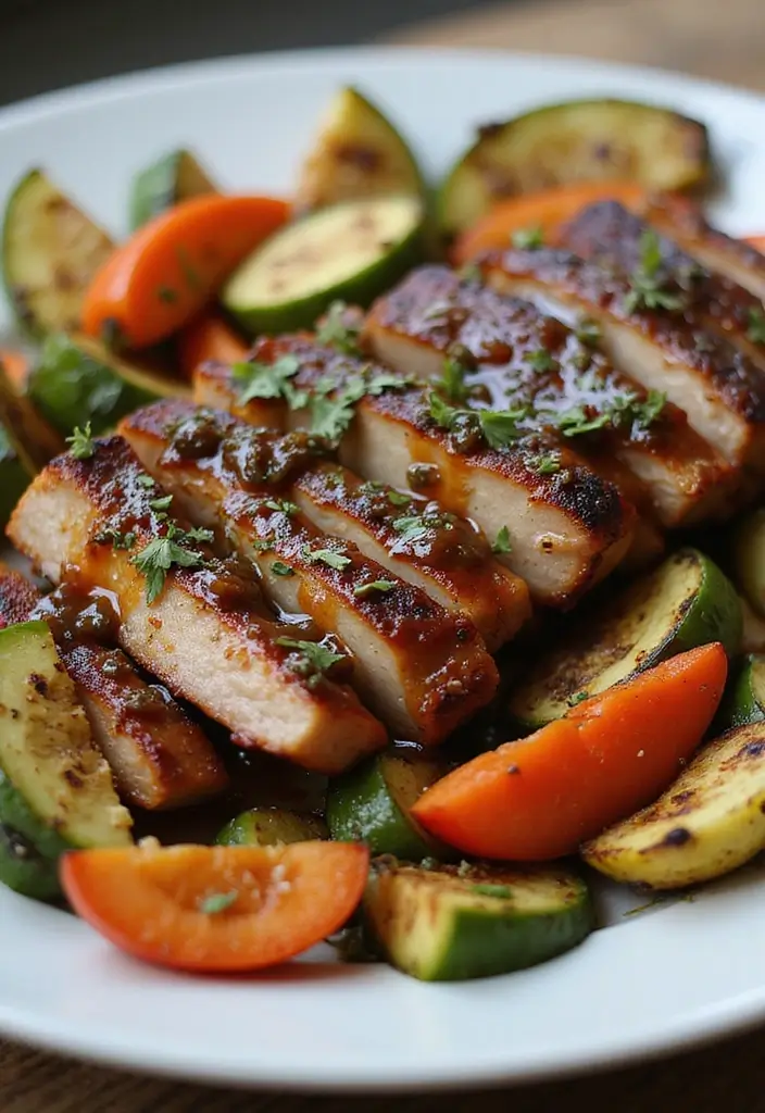 30 Grilled Pork Belly Recipes That Are Crispy and Juicy 124 30 Grilled Pork Belly Recipes That Are Crispy and Juicy - 20. Grilled Pork Belly with Chimichurri Sauce