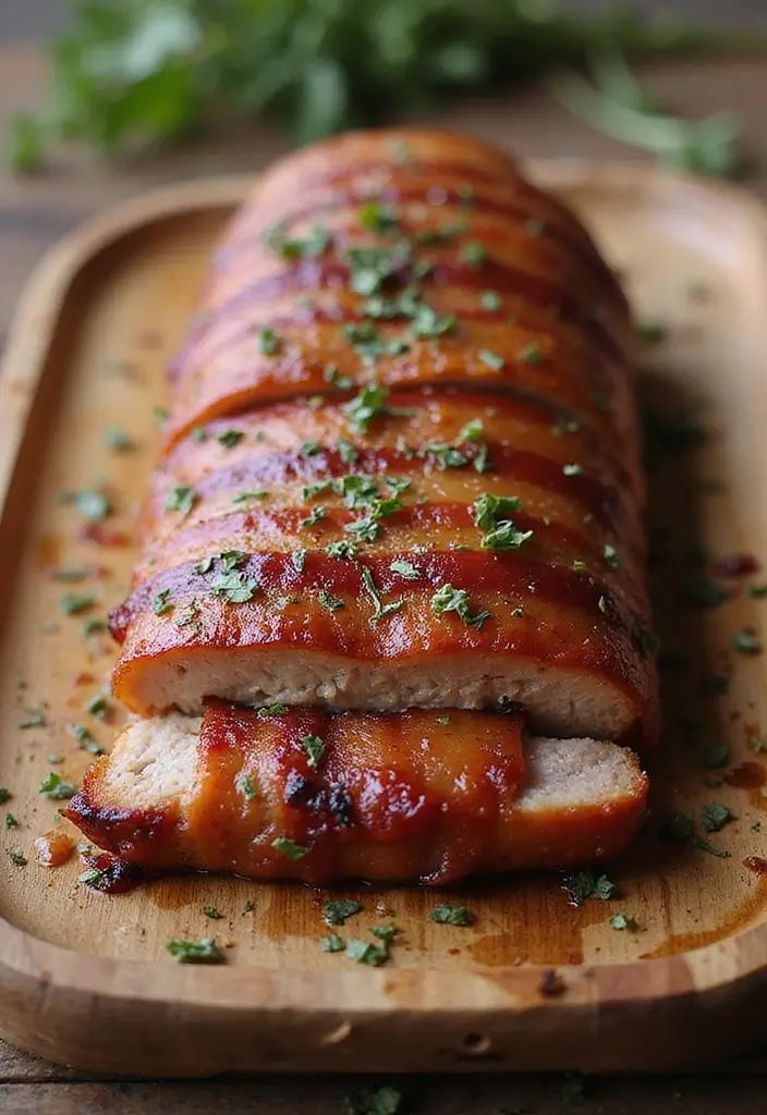 30 Grilled Pork Belly Recipes That Are Crispy and Juicy 138 30 Grilled Pork Belly Recipes That Are Crispy and Juicy - 22. Bacon-Wrapped Grilled Pork Belly