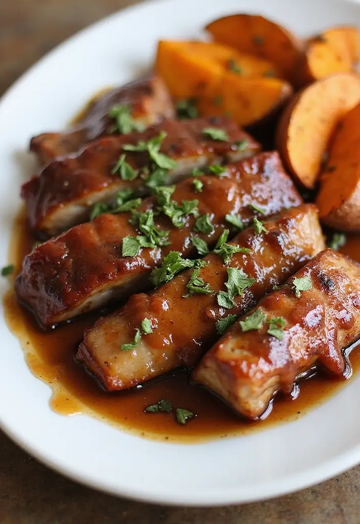30 Grilled Pork Belly Recipes That Are Crispy and Juicy 181 30 Grilled Pork Belly Recipes That Are Crispy and Juicy - 29. Grilled Pork Belly with Apple Glaze
