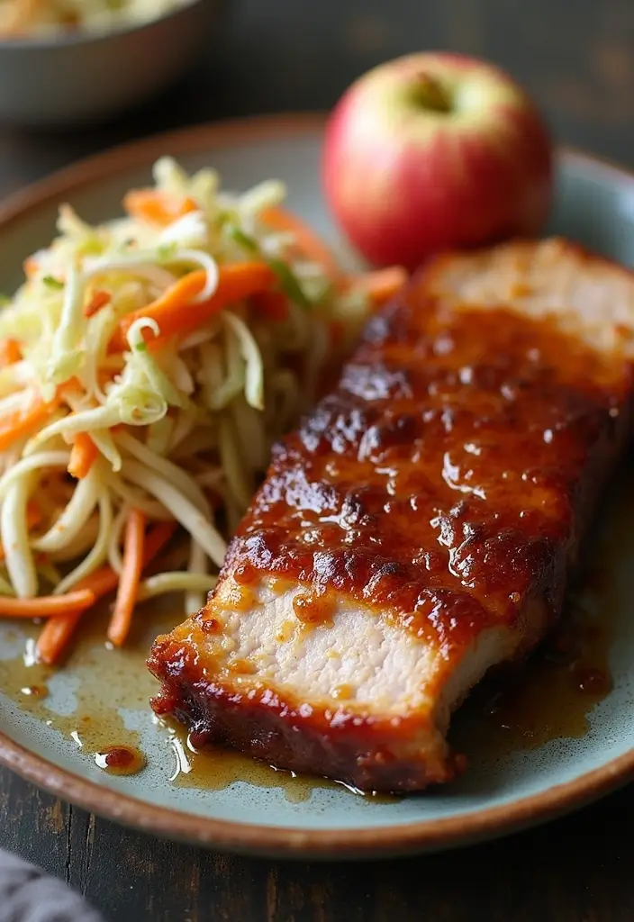 30 Grilled Pork Belly Recipes That Are Crispy and Juicy 15 30 Grilled Pork Belly Recipes That Are Crispy and Juicy - 3. Maple and Mustard Glazed Pork Belly