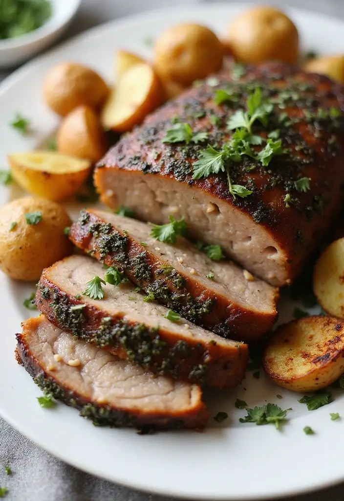 30 Grilled Pork Belly Recipes That Are Crispy and Juicy 22 30 Grilled Pork Belly Recipes That Are Crispy and Juicy - 4. Herb-Crusted Grilled Pork Belly