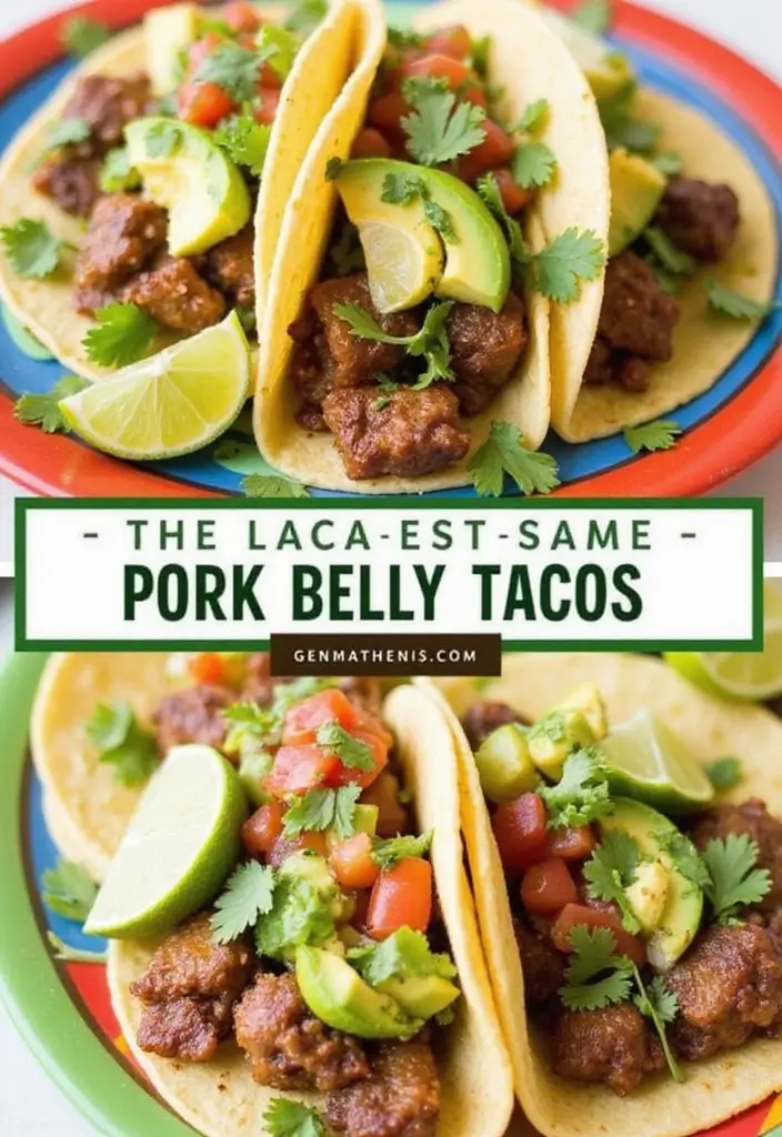 30 Grilled Pork Belly Recipes That Are Crispy and Juicy 39 30 Grilled Pork Belly Recipes That Are Crispy and Juicy - 7. Cilantro Lime Pork Belly Tacos