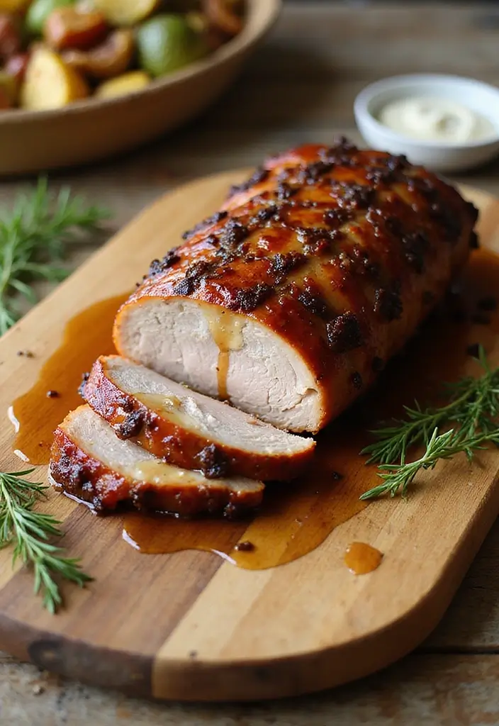 30 Juicy and Easy Recipes with Pork Roast for Your Slow Cooker 8 30 Juicy and Easy Recipes with Pork Roast for Your Slow Cooker - 2. Savory Maple Mustard Pork Roast