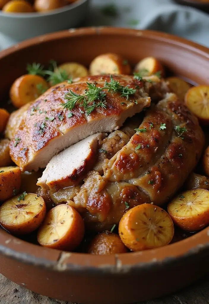 30 Juicy and Easy Recipes with Pork Roast for Your Slow Cooker 150 30 Juicy and Easy Recipes with Pork Roast for Your Slow Cooker - 24. Pork Roast with Root Vegetables