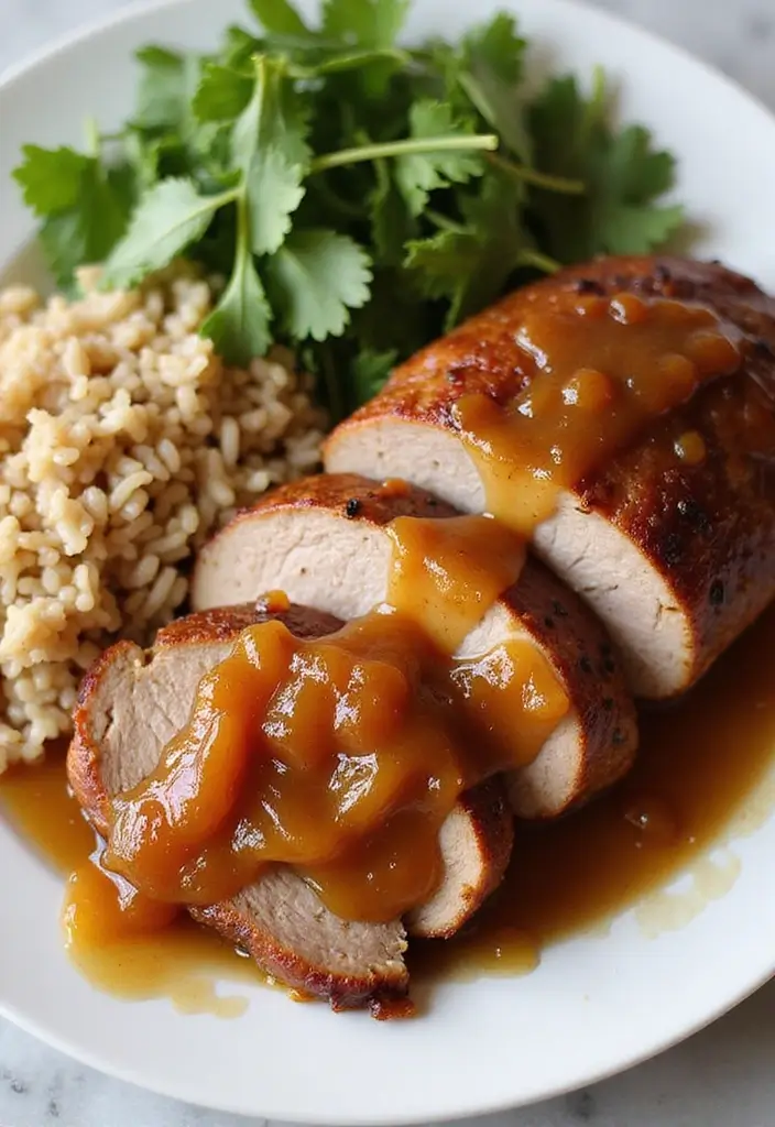 30 Juicy and Easy Recipes with Pork Roast for Your Slow Cooker 157 30 Juicy and Easy Recipes with Pork Roast for Your Slow Cooker - 25. Pork Roast with Apricot Glaze