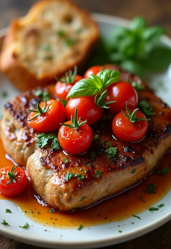30 Juicy and Easy Recipes with Pork Roast for Your Slow Cooker 178 30 Juicy and Easy Recipes with Pork Roast for Your Slow Cooker - 28. Pork Roast with Tomato and Basil