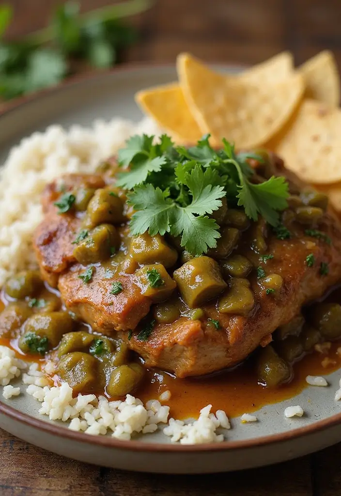 30 Juicy and Easy Recipes with Pork Roast for Your Slow Cooker 185 30 Juicy and Easy Recipes with Pork Roast for Your Slow Cooker - 29. Pork Roast with Green Chile Sauce