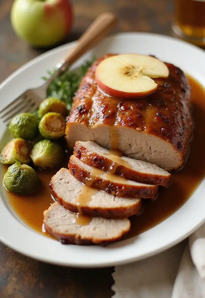 30 Juicy and Easy Recipes with Pork Roast for Your Slow Cooker 190 30 Juicy and Easy Recipes with Pork Roast for Your Slow Cooker - 30. Pork Roast with Maple Apple Glaze