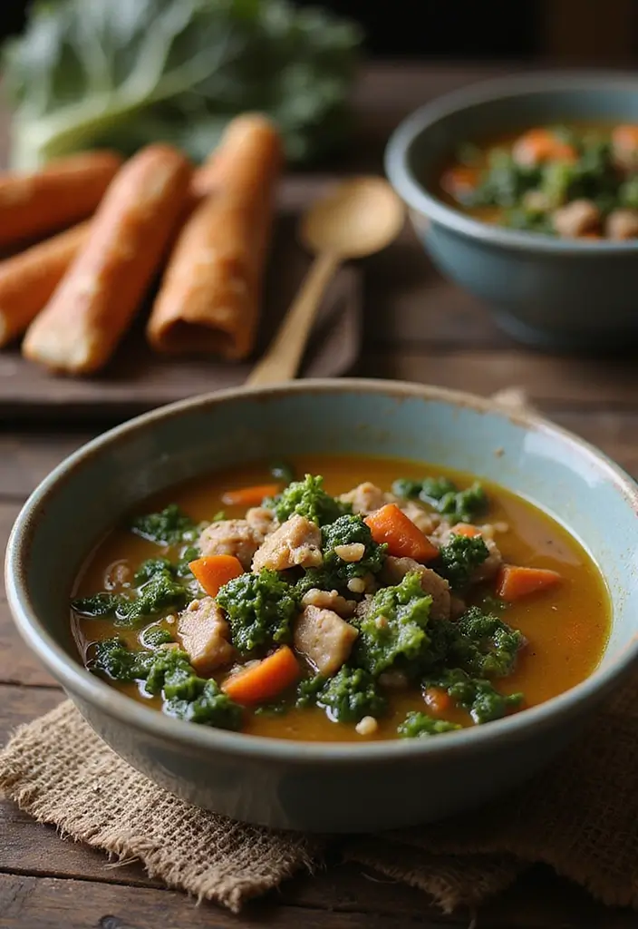 30 Keto Ground Pork Recipes That Are Low Carb and Satisfying - 11. Ground Pork and Kale Soup