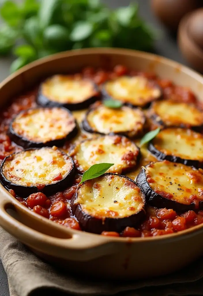 30 Keto Ground Pork Recipes That Are Low Carb and Satisfying - 15. Ground Pork and Eggplant Bake