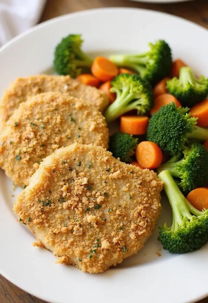 30 Pork Loin Sirloin Chop Recipes You’ll Want to Make Again 76 30 Pork Loin Sirloin Chop Recipes You’ll Want to Make Again - 12. Mustard Herb Crusted Pork Chops