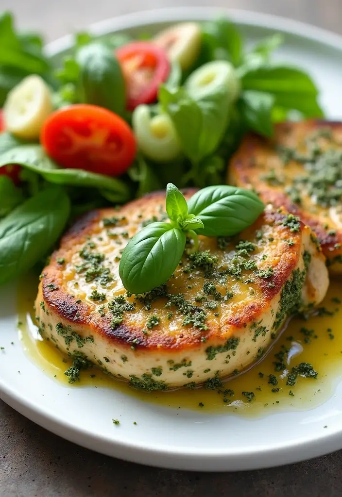 30 Pork Loin Sirloin Chop Recipes You’ll Want to Make Again 104 30 Pork Loin Sirloin Chop Recipes You’ll Want to Make Again - 16. Pesto Baked Pork Chops