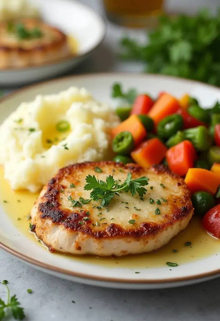 30 Pork Loin Sirloin Chop Recipes You’ll Want to Make Again 125 30 Pork Loin Sirloin Chop Recipes You’ll Want to Make Again - 19. Caper Lemon Butter Chops