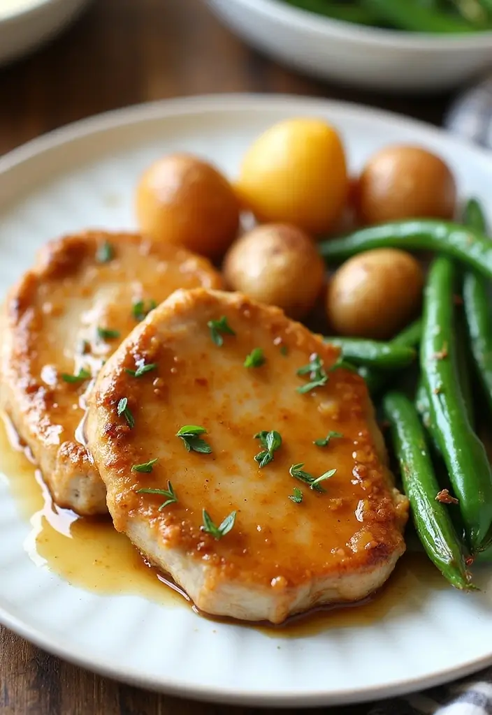 30 Pork Loin Sirloin Chop Recipes You’ll Want to Make Again 8 30 Pork Loin Sirloin Chop Recipes You’ll Want to Make Again - 2. Honey Mustard Glazed Pork Chops