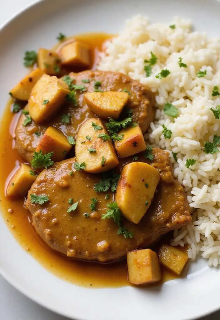 30 Pork Loin Sirloin Chop Recipes You’ll Want to Make Again 165 30 Pork Loin Sirloin Chop Recipes You’ll Want to Make Again - 25. Curry Apple Pork Chops