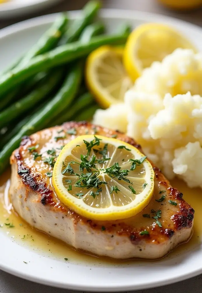 30 Pork Loin Sirloin Chop Recipes You’ll Want to Make Again 191 30 Pork Loin Sirloin Chop Recipes You’ll Want to Make Again - 29. Herb Lemon Garlic Chops
