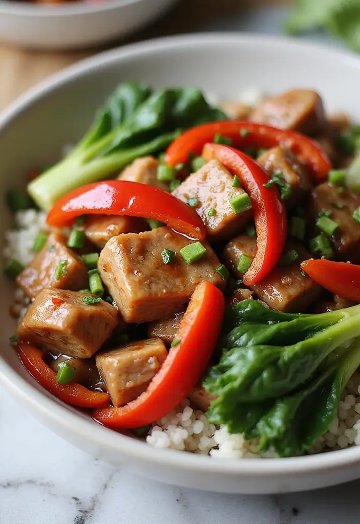 30 Pork Stir Fry Recipes Packed with Fresh Flavor 129 30 Pork Stir Fry Recipes Packed with Fresh Flavor - 21. Pork Stir Fry with Bok Choy