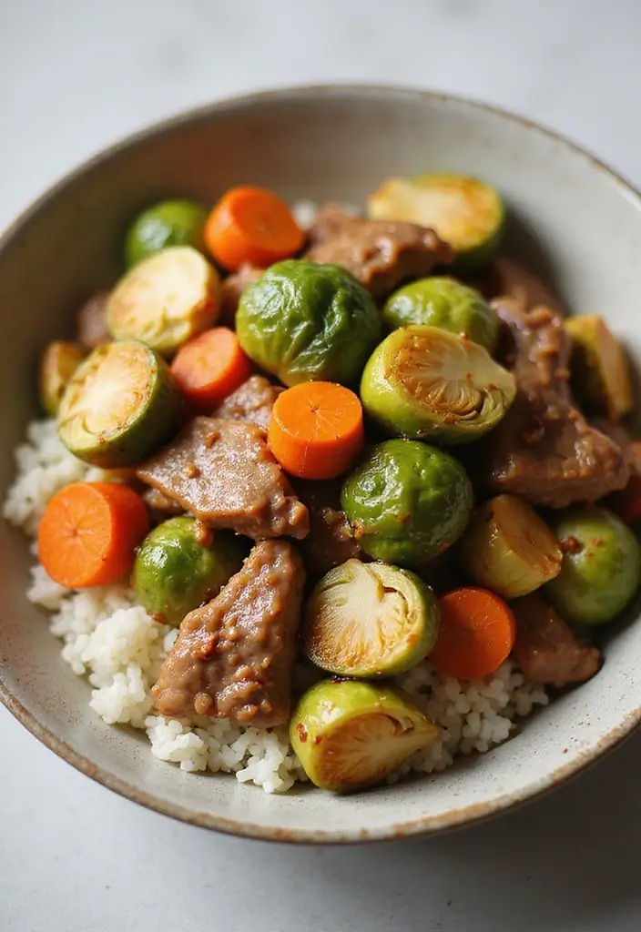 30 Pork Stir Fry Recipes Packed with Fresh Flavor 162 30 Pork Stir Fry Recipes Packed with Fresh Flavor - 26. Pork Stir Fry with Brussels Sprouts