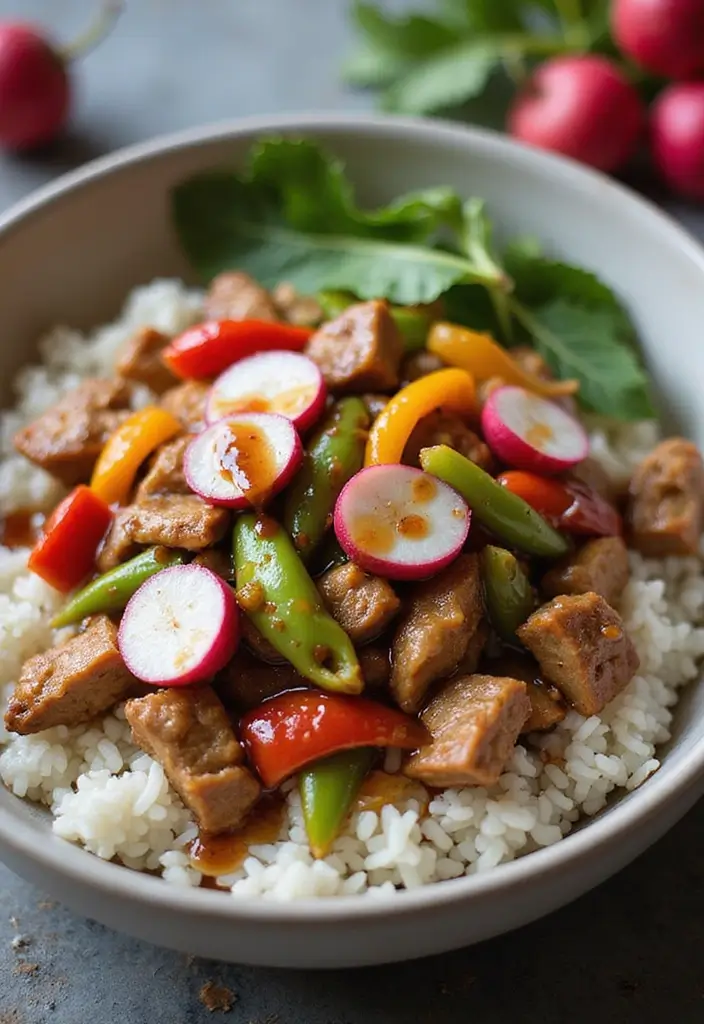 30 Pork Stir Fry Recipes Packed with Fresh Flavor 176 30 Pork Stir Fry Recipes Packed with Fresh Flavor - 28. Pork Stir Fry with Radishes