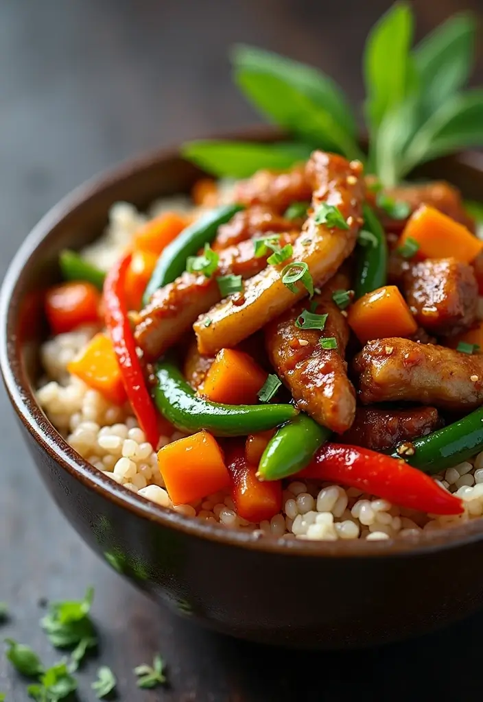 30 Pork Stir Fry Recipes Packed with Fresh Flavor 22 30 Pork Stir Fry Recipes Packed with Fresh Flavor - 4. Teriyaki Pork Stir Fry with Vegetables