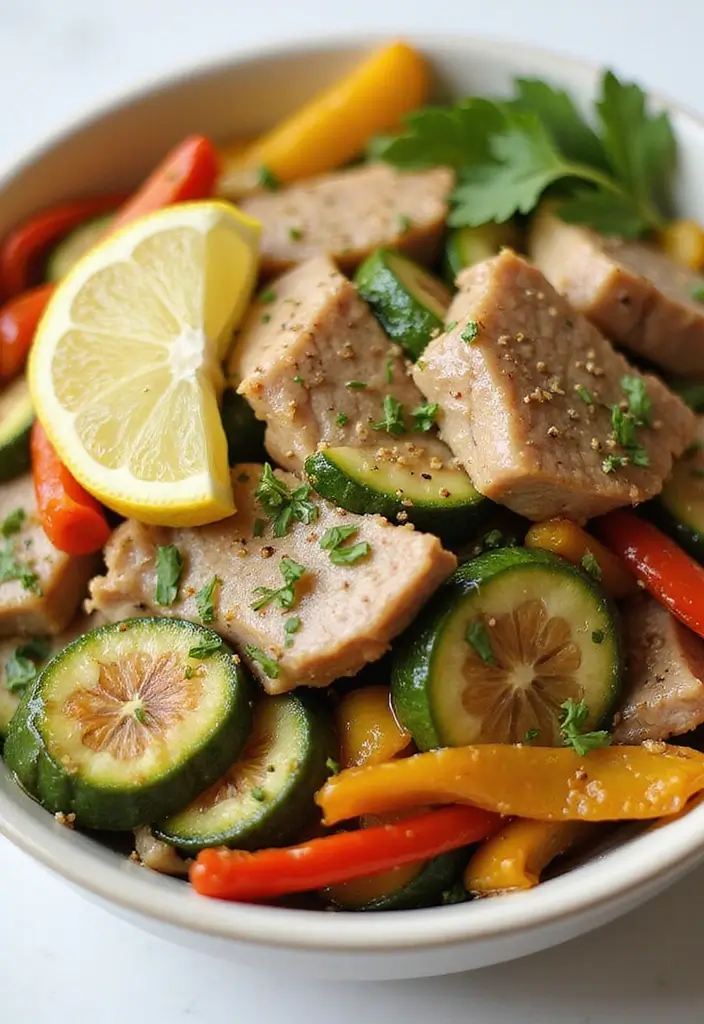 30 Pork Stir Fry Recipes Packed with Fresh Flavor 34 30 Pork Stir Fry Recipes Packed with Fresh Flavor - 6. Lemon and Herb Pork Stir Fry
