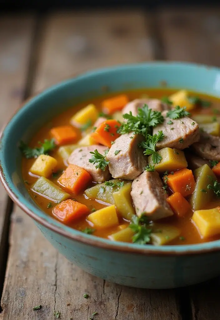 30 Pork Tenderloin Soup Recipes That Warm You Up 1 30 Pork Tenderloin Soup Recipes That Warm You Up - 1. Classic Pork Tenderloin Vegetable Soup