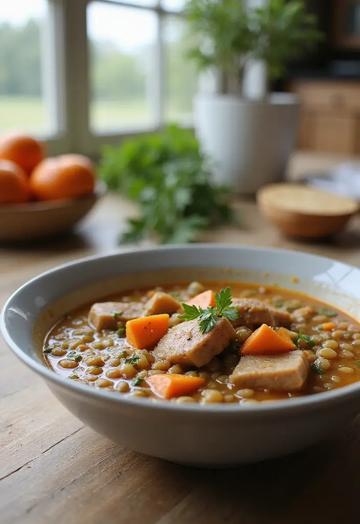 30 Pork Tenderloin Soup Recipes That Warm You Up 71 30 Pork Tenderloin Soup Recipes That Warm You Up - 11. Pork Tenderloin and Lentil Soup