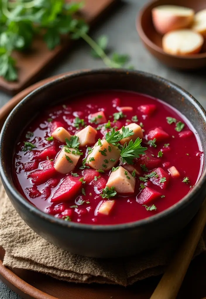30 Pork Tenderloin Soup Recipes That Warm You Up 165 30 Pork Tenderloin Soup Recipes That Warm You Up - 27. Pork Tenderloin and Beet Soup