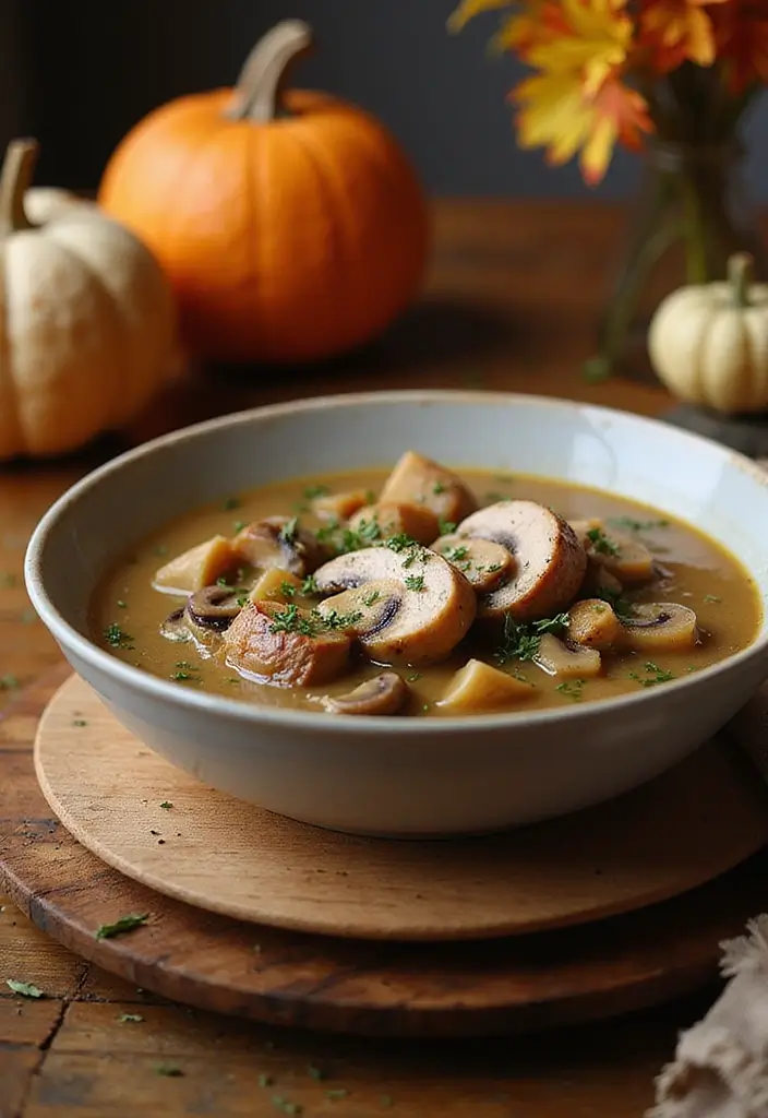 30 Pork Tenderloin Soup Recipes That Warm You Up 22 30 Pork Tenderloin Soup Recipes That Warm You Up - 4. Pork Tenderloin and Mushroom Soup