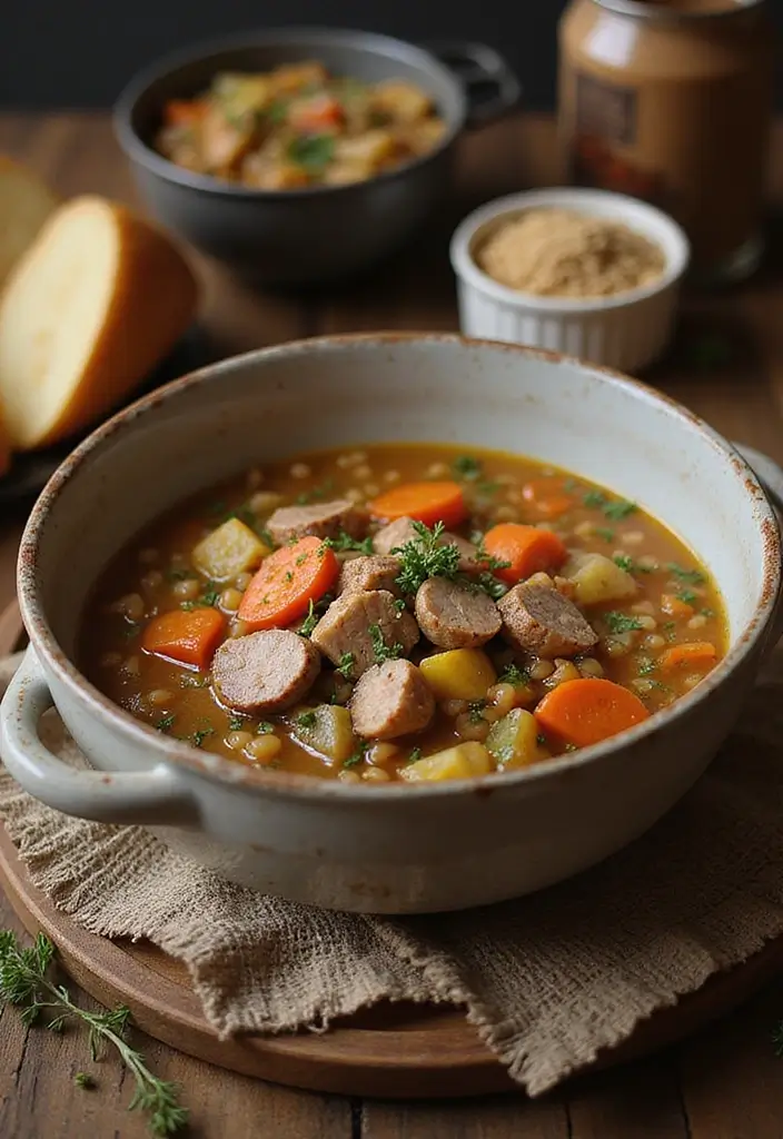 30 Pork Tenderloin Soup Recipes That Warm You Up 36 30 Pork Tenderloin Soup Recipes That Warm You Up - 6. Hearty Pork Tenderloin Soup with Barley