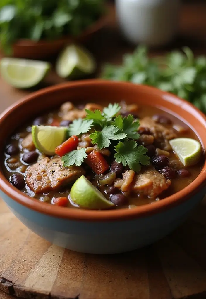 30 Pork Tenderloin Soup Recipes That Warm You Up 43 30 Pork Tenderloin Soup Recipes That Warm You Up - 7. Smoky Pork Tenderloin Soup with Black Beans