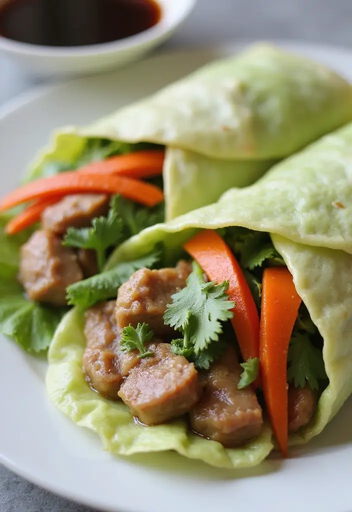 30 Pork and Cabbage Recipes for Comforting Meals 91 30 Pork and Cabbage Recipes for Comforting Meals - 15. Pork and Cabbage Wraps