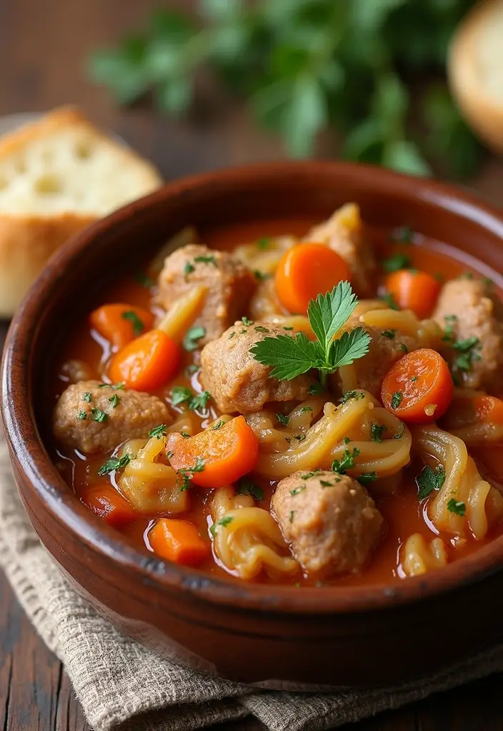 30 Pork and Cabbage Recipes for Comforting Meals 110 30 Pork and Cabbage Recipes for Comforting Meals - 18. Pork and Cabbage Goulash