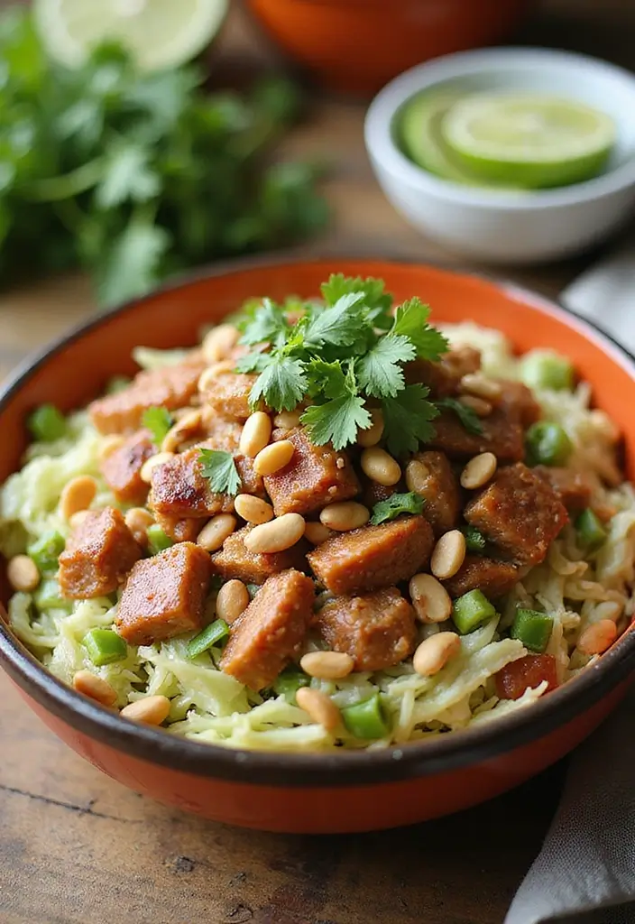 30 Pork and Cabbage Recipes for Comforting Meals 136 30 Pork and Cabbage Recipes for Comforting Meals - 22. Thai Pork and Cabbage Salad