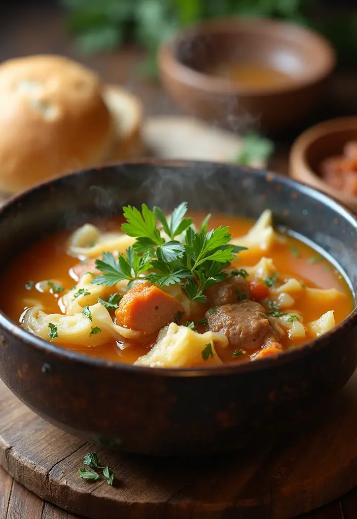 30 Pork and Cabbage Recipes for Comforting Meals 25 30 Pork and Cabbage Recipes for Comforting Meals - 5. Hearty Pork and Cabbage Soup