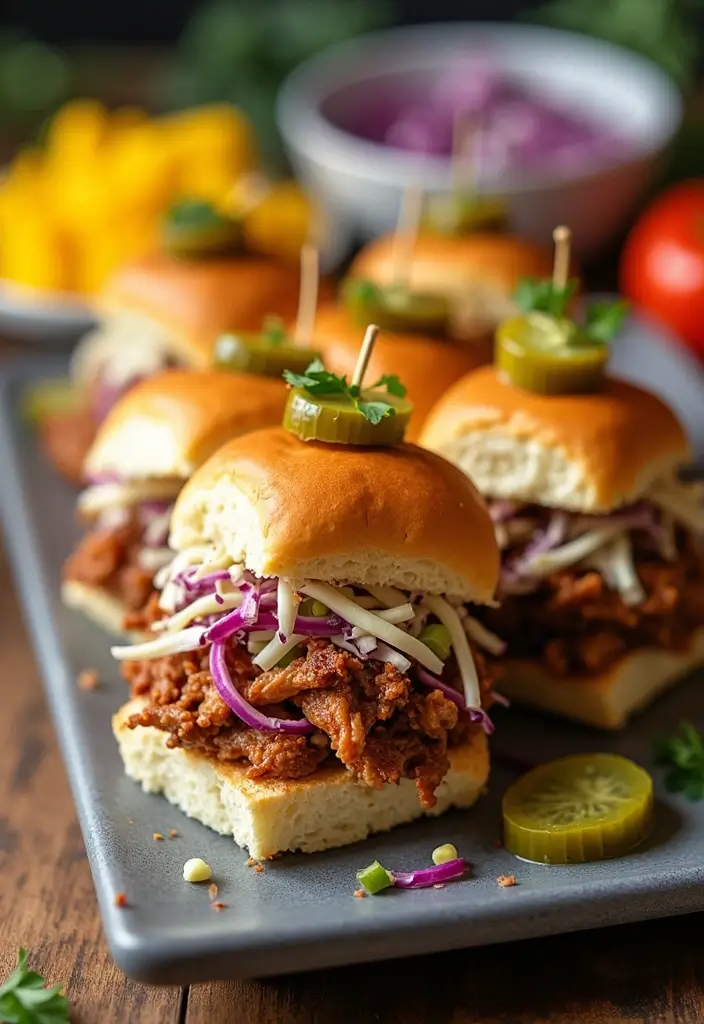 30 Pulled Pork Slow Cooker Recipes for Effortless Meals - 16. Pulled Pork Sliders