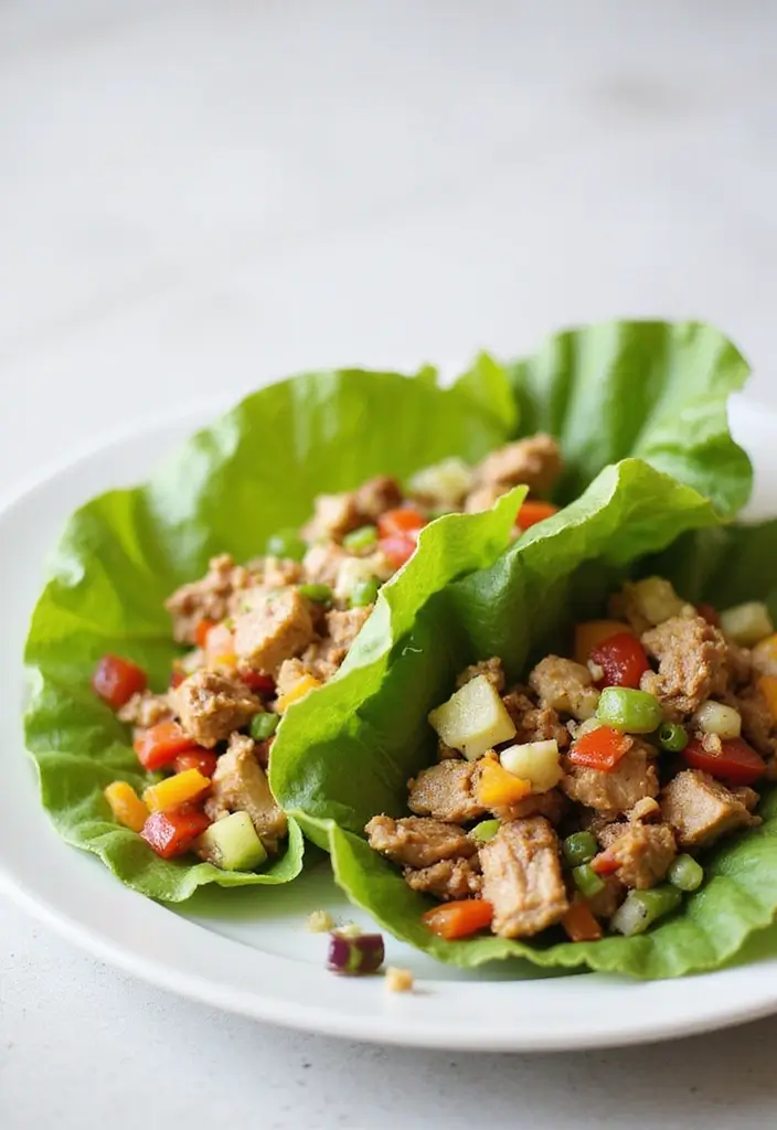 30 Pulled Pork Slow Cooker Recipes for Effortless Meals - 19. Pulled Pork Lettuce Wraps